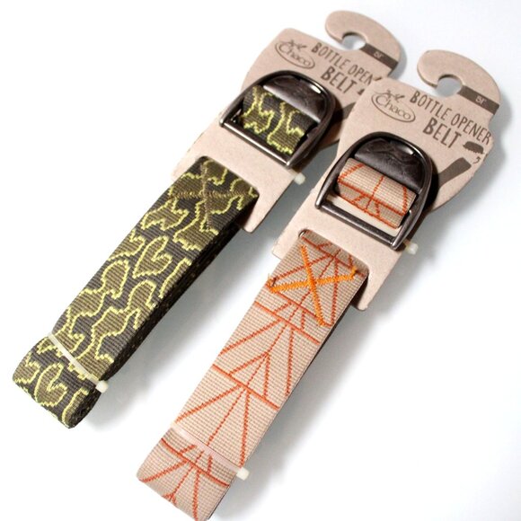 Chaco Belts Bundle Of 2 Webbing Belt Unisex Variety Of Patterns Stripes Sz 51" - Picture 1 of 7